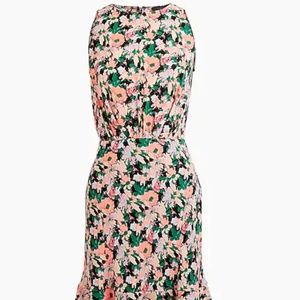 J.Crew Mercantile ruched-waist dress in floral